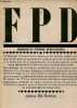 FPD Federacion Popular Democratica - Coleccion serie politica n&deg;2.. Gil-Robles Jaime