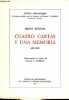 Cuatro cartas y una memoria (1804-1815) - Collection textes hispaniques.. Bolivar Simon