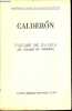 L'Alcade de Zalamea - Collection bilingue des classiques &eacute;trangers.. Calderon