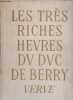 Les très riches heures du Duc de Berry (Musée Condé à Chantilly).. de Limbourg Pol & Colombe Jean