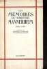 Les mémoires du Maréchall Mannerheim 1882-1946.. Maréchal Mannerheim