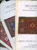 Découvertes et tapis d'orient n°3+4+5+6 (4 volumes).. Collectif