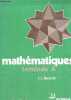 Mathématiques terminale A - Nouvelle collection.. J.L.Boursin