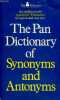 The pan dictionary of synonyms and antonyms.. Urdang Laurence & Manser Martin