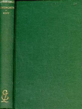 Kenilworth - Collection Everyman's library n°135.. Sir Walter Scott