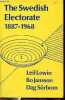 The swedish electorate 1887-1968.. Lewin Leif & Jansson Bo & Sörbom Dag