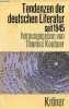 Tendenzen der deutschen literatur seit 1945 - Sammlung Kr&ouml;ners taschenausgabe band 405.. Koebner Thomas