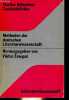 Methoden der deutschen literaturwissenschaft - Eine dokumentation - Sammlung Fischer athenäum taschenbücher n°980.. Zmegac Viktor