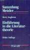 Einführung in die Literaturtheorie - 3.auflage - Sammlung Metzler band 246.. Eagletn Terry
