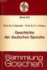 Geschiche der deutschen Sprache - Sammlung Göschen band 1915.. Dr.Hans Sperber & Dr.Peter von Polenz