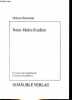 Neue Malte-Studien - Untersuchungen zu aufbau und aussagegehalt der aufzeichnungen des Malte Laurids Brigge von Rainer Maria Rilke - Deutsche und ...