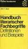 Handbuch literarischer fachbegriffe - Definitionen und beispiele - Sammlung Fischer Handbücher n°6092.. F.Best Otto