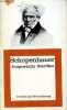 Urwille und welterlösung ausgewählte schriften.. Schopenhauer