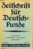 Zeitschrift für deutschkunde 55. jahrgang 1941, heft 2 -. Collectif