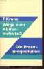 Wege zum abituraufsatz 2. Werkheft die prosainterpretation.. Kranz Friedrich