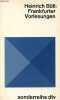 Frankfurter Vorlesungen - Sammlung DTV n°68.. Böll Heinrich