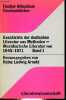 Geschichte der deutschen literatur aus methoden - Westdeutsche Literatur von 1945-71 - Band 1.. Heinz Ludwig Arnold