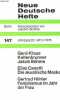 Neue Deutsche Hefte 147 jahrgang 22 heft 3 1975.. Günther Joachim