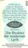 Die Struktur der modernen Lyrik - Von der Mitte des neunzehnten bis zur Mitte des zwanzigsten jahrhunderts - erweiterte neuausgabe - Sammlung rowohlts ...
