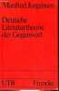 Deutsche Literaturtheorie der Gegenwart - Georg Lukacs - Hans Mayer - Emil Staiger - Fritz Strich - Sammlung UTB n°215.. Jurgensen Manfred