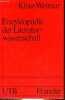 Enzyklopädie der Literaturwissenschaft - Sammlung UTB n°1034.. Weimar Klaus