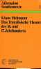 Das französische theater des 16. und 17. jahrhunderts - Sammlung Athenaion studientexte band 3 - dédicace de l'auteur.. Heitmann Klaus