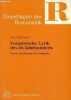 Französische lyrik des zwanzigsten jahrhunderts theorie und dichtung der avantgarden - Sammlung grundlagen der romanistik n°12.. Pabst Walter