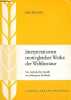 Interpretationen motivgleicher werke der weltliteratur von aischylos bis anouilh von shakespeare bis brecht.. Neis Edgar