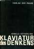 Klaviatur des denkens.. Keyserling Arnold