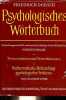 Psychologisches wörterbuch.. Dorsch Friedrich