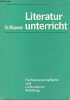 Literaturunterricht 6.klasse - Fachwissenschaftliche und methodische anleitung.. Collectif