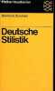 Deutsche Stilistik beobachtungen zur sprachverwendung und sprachgestaltung im deutschen - Sammlung Fischer Handb&uuml;cher n&deg;6147.. Sowinski Bernhard