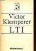 LTI Notizbuch eines philologen.. Klemperer Victor
