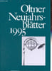 Oltner Neujahrsbl&auml;tter 1995.. Collectif