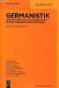 Germanistik internationales referatenorgan mit bibliographischen hinweisen 2024 band 65 heft 3-4 - edition niemeyer.. Bastert, Gess, Jacob, Kämper, ...