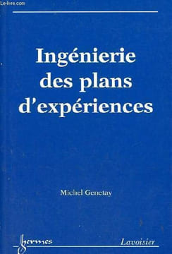 Ingénierie des plans d'expériences.. Genetay Pichel