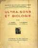 Ultra-sons et biologie - Collection des actualités radiobiologiques.. A.Dognon & E. et H. Biancani