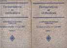 Fermentations et vinifications - 2e symposium international d'oenologie Bordeaux-Cognac 13-17 juin 1967 - Volume 1 + Volume 2 (2 volumes).. Collectif