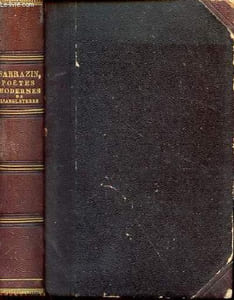 Poètes modernes de l'Angleterre - Walter Savage Landor - Percy Bysshe DShelley - John Keats - Elisabeth Barrett Browning - Dante Gabriel Rossetti - Algernon Charles Swinburne.