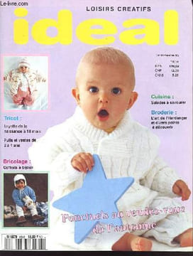 Loisirs créatifs ideal - Ensemble jaune et naturel - vestes avec bonnets en pastel - panoplie à rayures - ensemble jogging et pull rayés - garniture ...