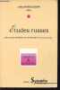 Etudes russes m&eacute;langes offerts au professeur Louis Allain - Collection UL3.. Fougeron Irina