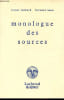 Monologue des sources.. Ehrhard Lionel & Neau Bernard