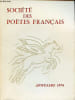 Soci&eacute;t&eacute; des po&egrave;tes fran&ccedil;ais - annuaire 1976.. Collectif