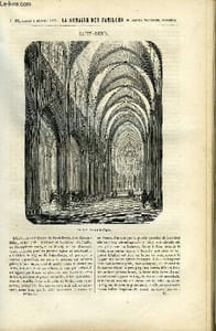 LA SEMAINE DES FAMILLES 1ERE ANNEE N° 19 - SAINT-DENIS DE ALFRED NETTEMENT, UNE PARTIE DE CHASSE ET DE PHILOSOPHIE DE LOUIS VEUILLOT, A TRAVERS PARIS DE KARL, PIERRE QUI ROULE FELIX-HENRI, LES TROIS LIS DE AUGUSTE LEPLAS