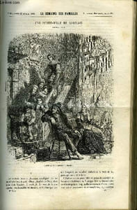 LA SEMAINE DES FAMILLES 3EME ANNEE N°21 - UNE PETITE-FILLE DE ROBINSON DE ALFRED DES ESSARTS, ARTISTES CELEBRES DE ALFRED NETTEMENT, LES PETITS SERMONS DE P. NEPOMUCENE DE JEROME DUMOULIN, LE SIEGE DE MALTE EN 1565 II DE CHARLES VIENNOT