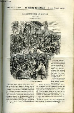 LA SEMAINE DES FAMILLES 3EME ANNEE N°24 - UNE PETITE-FILLE DE ROBINSON DE ALFRED DES ESSARTS, ARTISTES CELEBRES DE ALFRED NETTEMENT, VOYAGES - VOYAGE ...