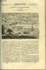 LA SEMAINE DES FAMILLES 5EME ANNEE N°39 - SOUVENIRS D'UN VOYAGE EN ESPAGNE DE RENEE DE LA RICHARDAYS, SALON DE 1863 V DE ALFRED NETTEMENT, LE VALLON DE BRUYERES IV DE AMEDEE AUFAUVRE, LE NUAGE DE PAUL DE FRANCE