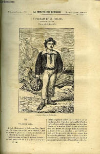 LA SEMAINE DES FAMILLES 6EME ANNEE N°6 - LE PARRAIN ET LE FILLEUL VII DE G. DE LA LANDELLE, CAUSERIES SUR L'HISTOIRE DE FRANCE DE ALFRED NETTEMENT, FONTAINEBLEAU V DE GEORGES FATH, LES AEROSTATS III DE FELIX N, DIEU VOUS BENISSE DE JEROME DUMOULIN