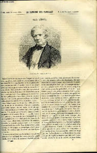 LA SEMAINE DES FAMILLES 6EME ANNEE N°44 - JEAN REBOUL DE JULES CANONGE, LES PRELAVONNAIS X DE ANNA EDIANEZ, CRITIQUE - MEMOIRES DU CARDINAL CONSALVI DE ALFRED NETTEMENT, M. GIRAUD ET SES VOISINS XV DE F. DE GRANET