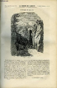 LA SEMAINE DES FAMILLES 7EME ANNEE N°8 - ENVIRONS DE NAPLES DE FELIX-HENRI, UN SUCCES DE LARMES V DE AUGUSTIN CHALLAMEL, BOUTADE D'ECOLIER DE B., LE FEU GREGEOIS VIII DE G. DE LA LANDELLE, VARIETES DE M. DE F.